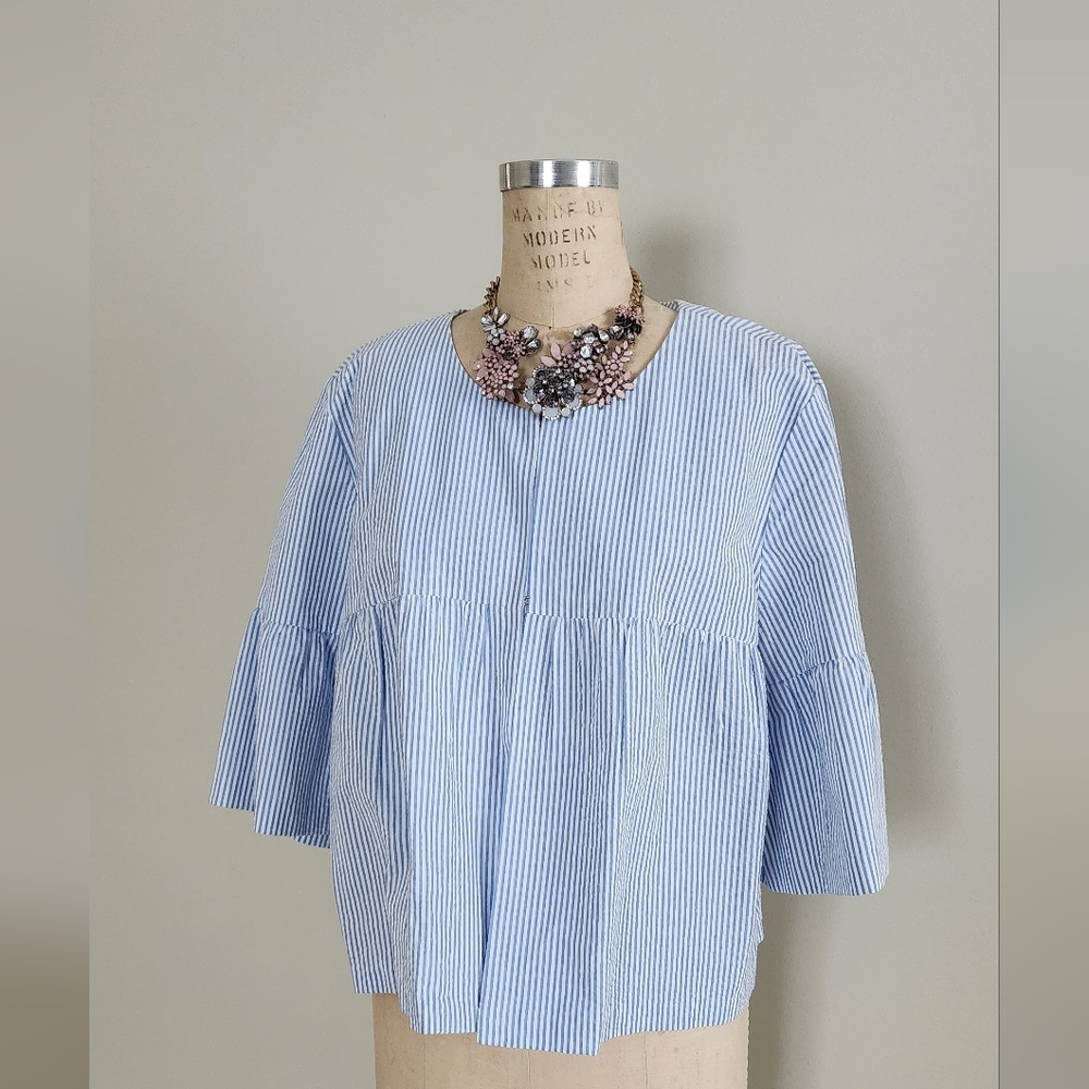 LOFT seersucker jacket